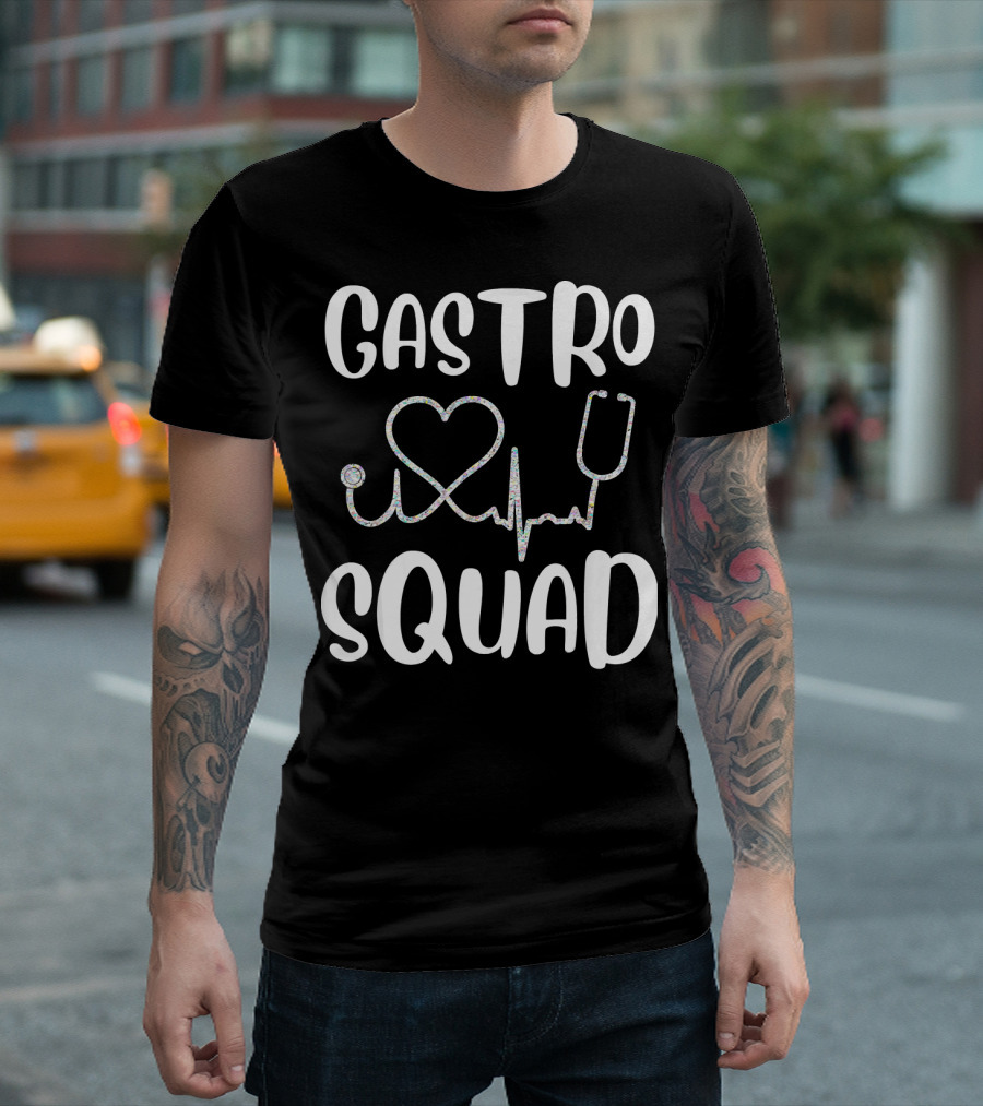 Gastro Squad Heartbeat Stethoscope T-Shirt