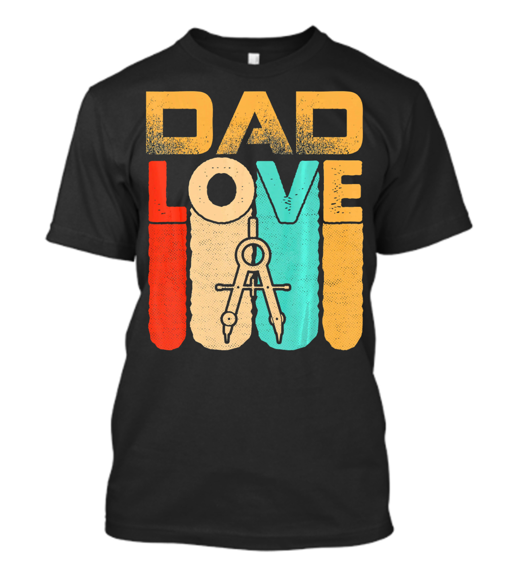 Dad Love Retro Vintage Architect T-Shirt