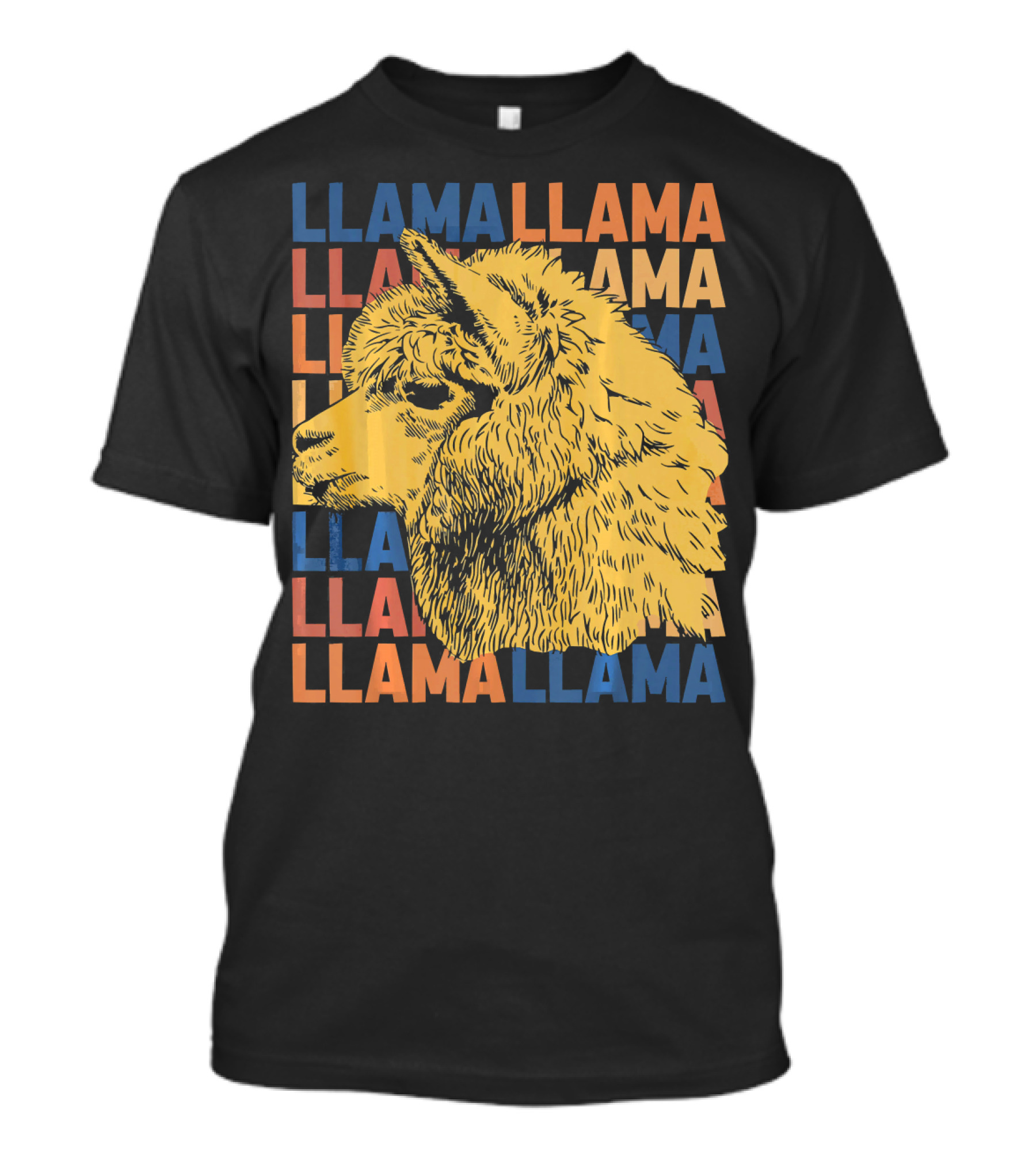 LLAMA LLAMA Pop Art Style Alpaca T-Shirt