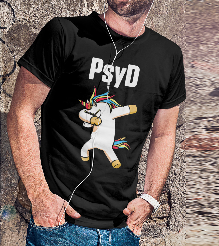 PsyD Unicorn Dab Doctor Of Psychology T-Shirt