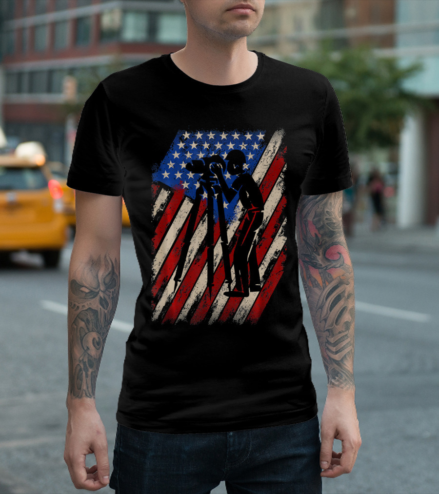 Surveyor American Flag T-Shirt