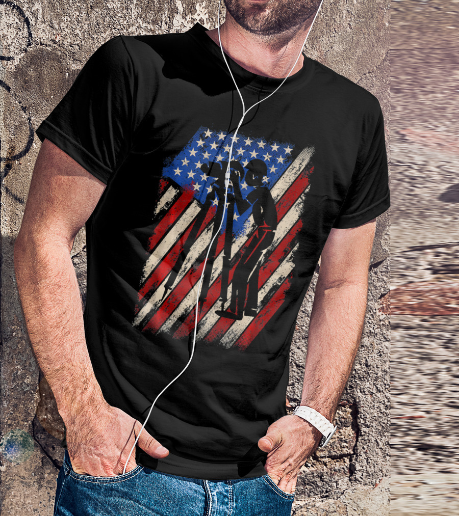 Surveyor American Flag T-Shirt