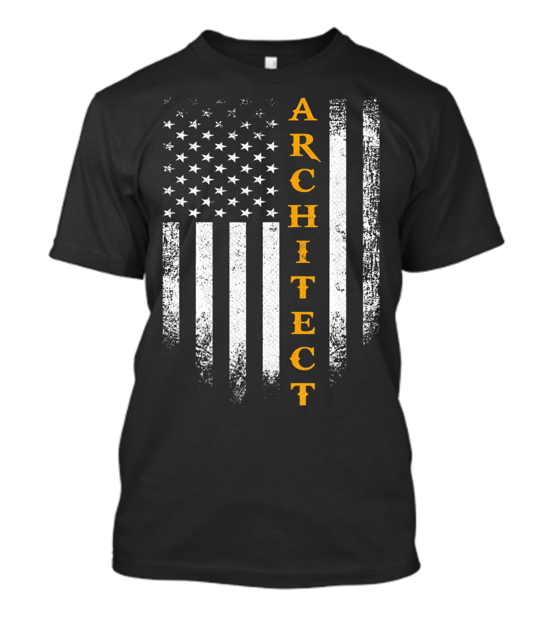 Architect Vintage USA American Flag T-Shirt