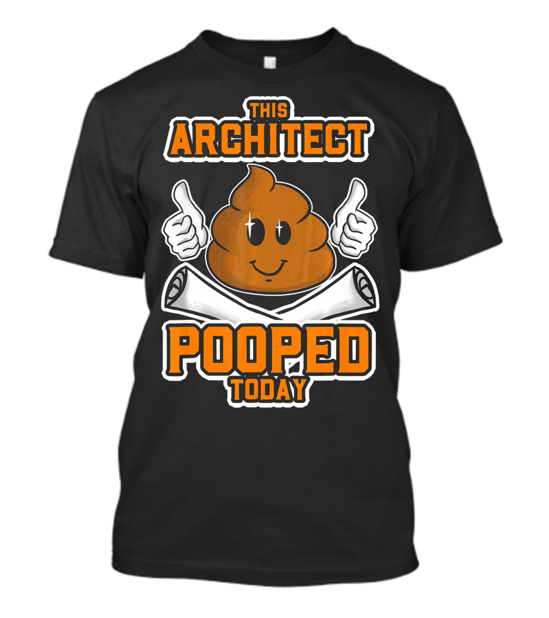This Architect Pooped Today Funny Emoji T-Shirt