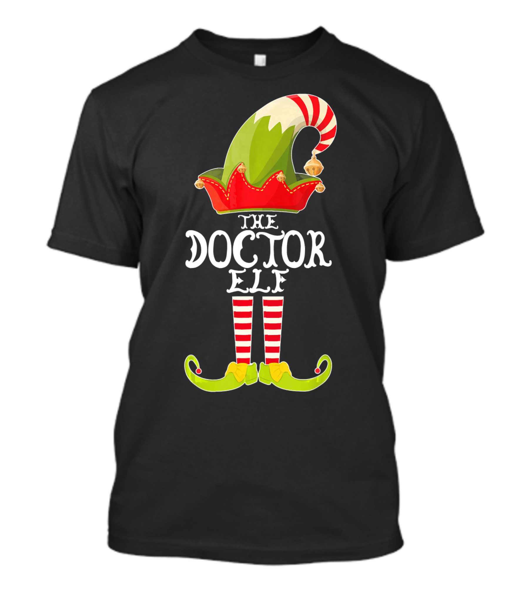 The Doctor Elf Funny Christmas Matching Pajama Top T-Shirt