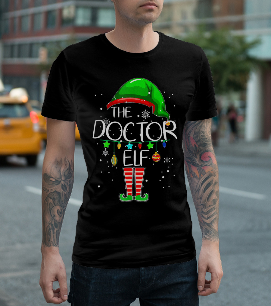 The Doctor Elf Family Matching Group Christmas T-Shirt