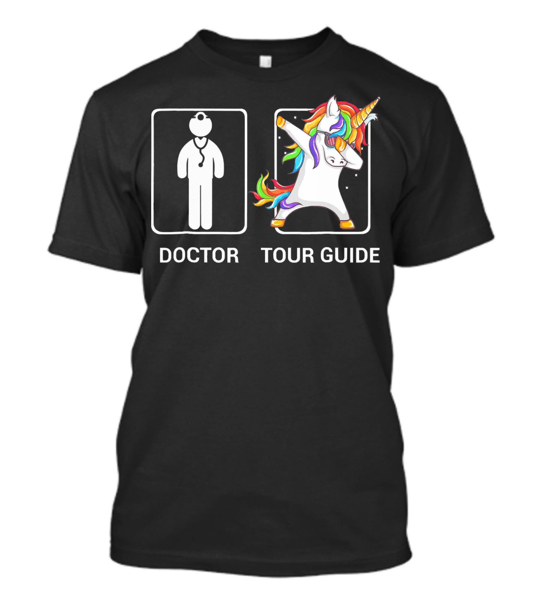 Doctor Tour Guide Unicorn Dab T-Shirt