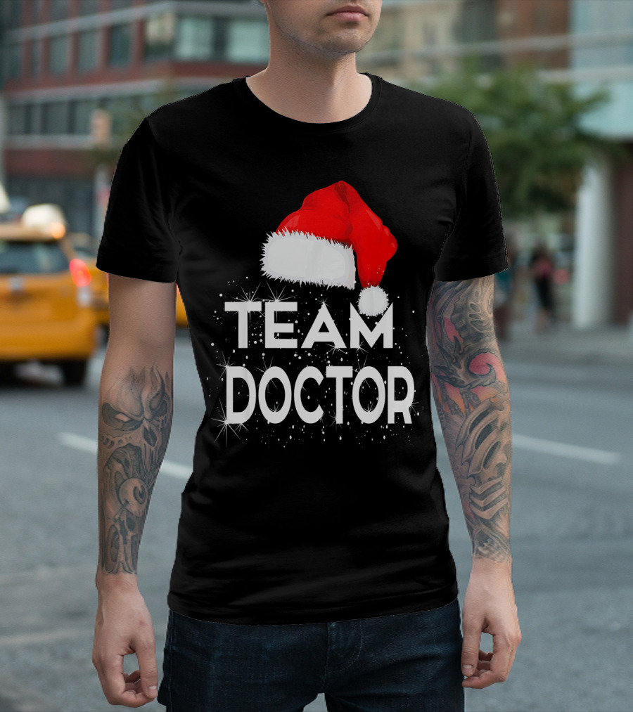 Team Doctor Santa Hat Christmas T-Shirt