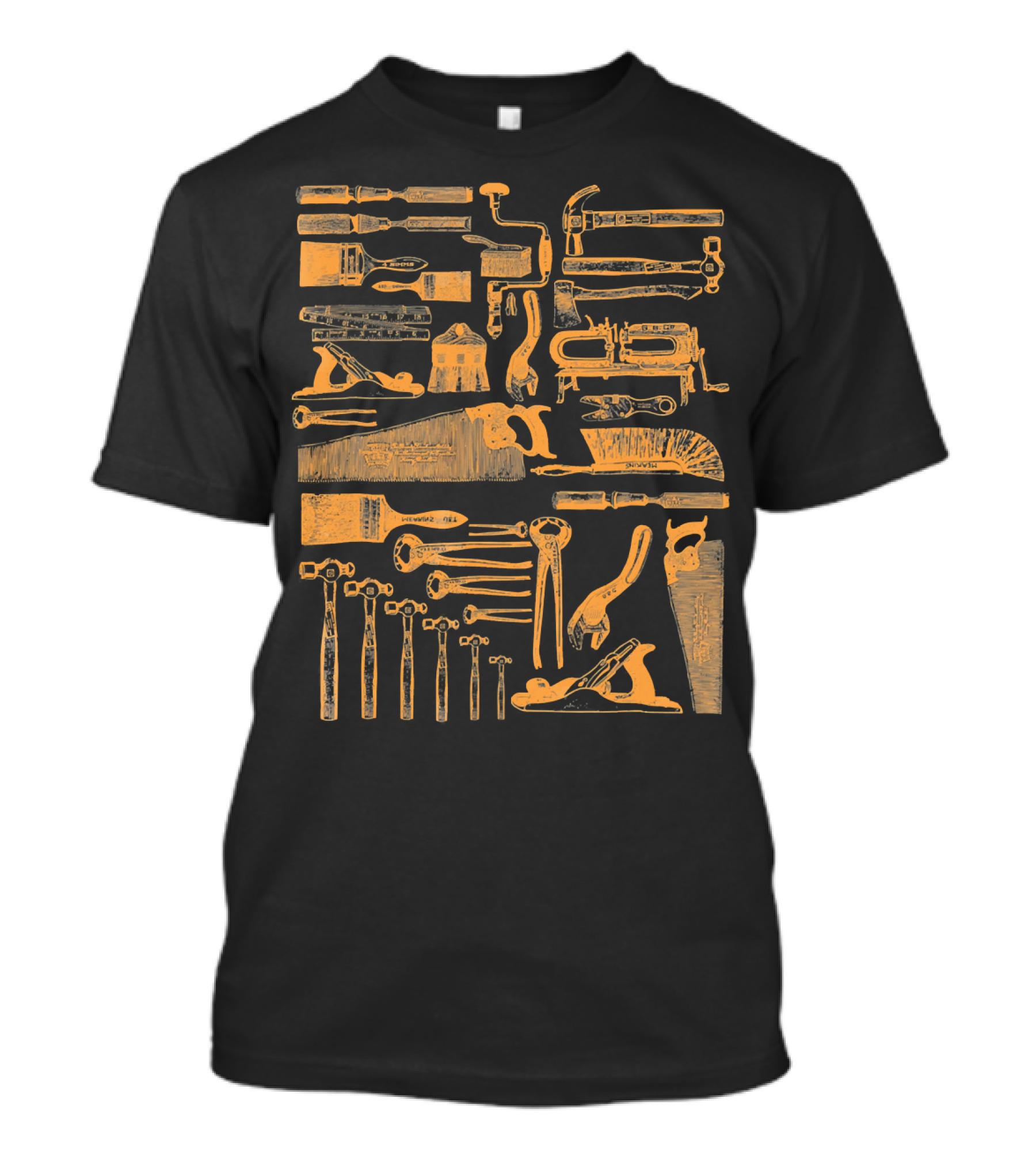 Woodworking Tools And Vintage Hand Tools Collection T-Shirt