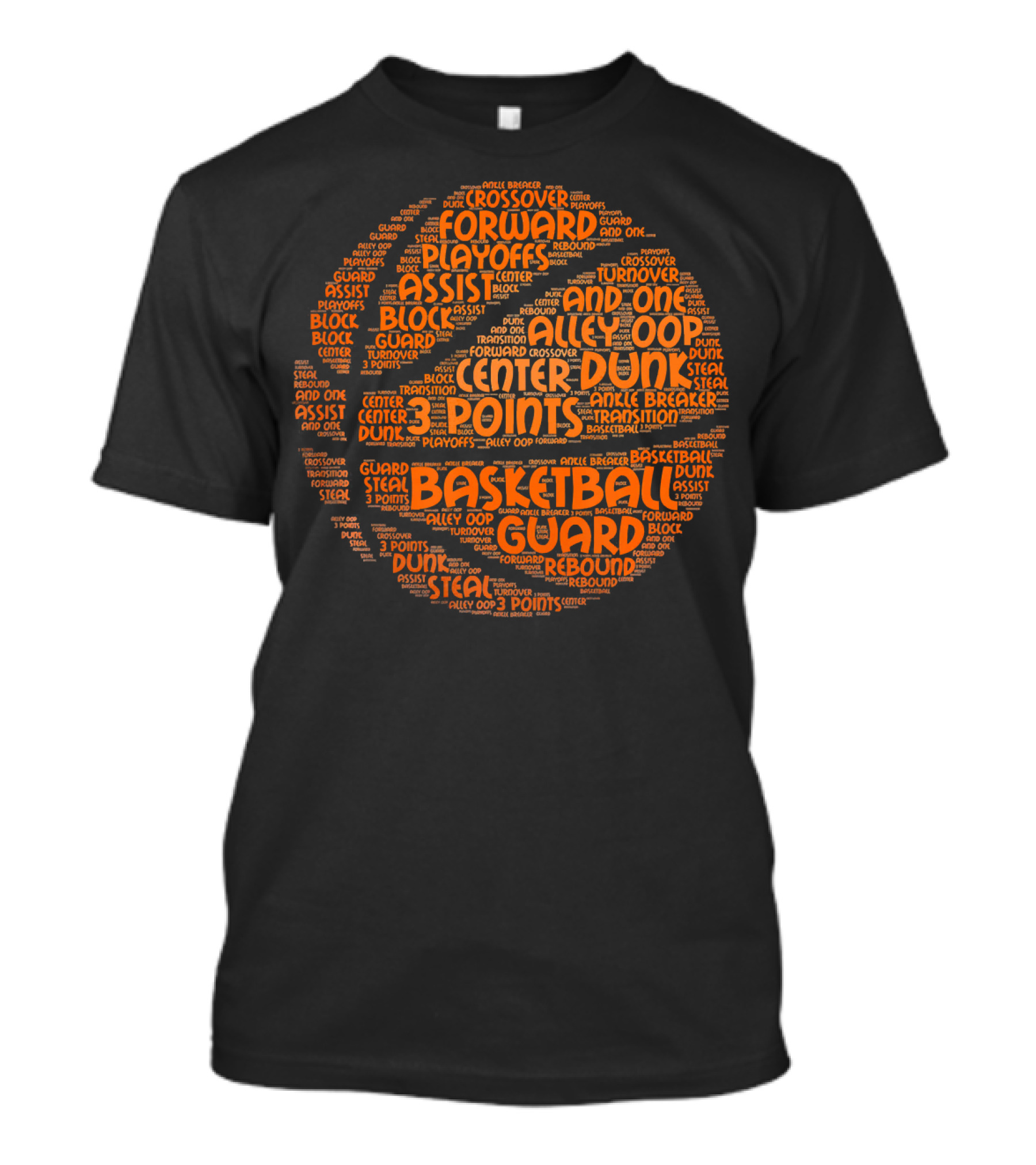 Basketball Guard Forward Playoffs Assist Dunk 3 Points Center T-Shirt