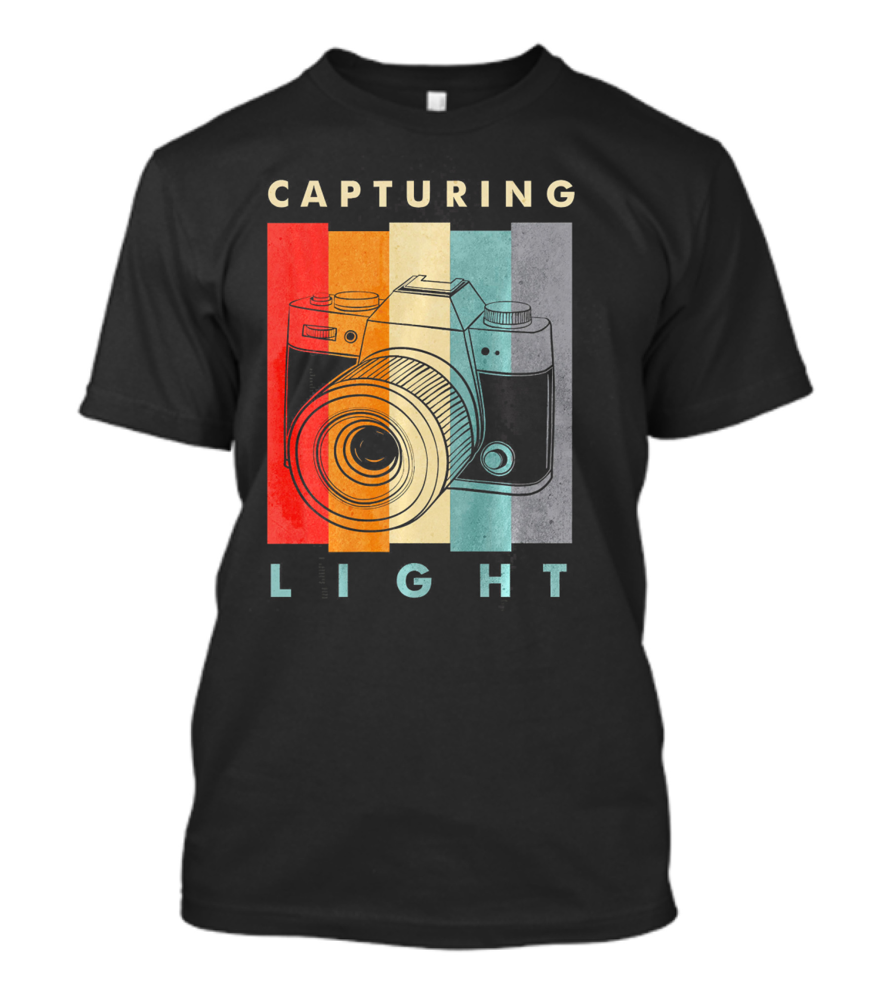 Retro Capturing Light Camera T-Shirt