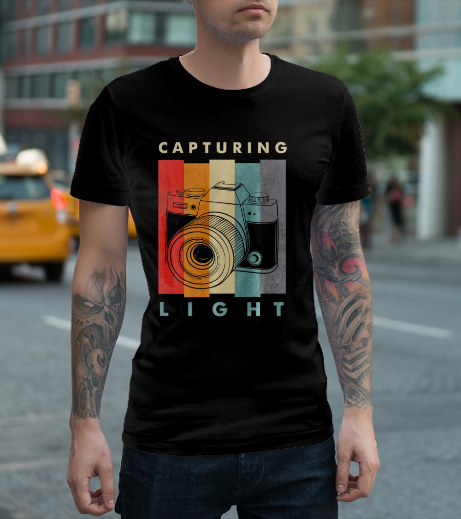 Retro Capturing Light Camera T-Shirt