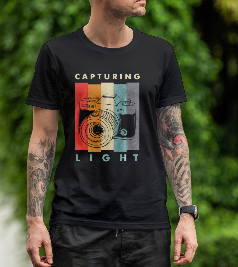 Retro Capturing Light Camera T-Shirt