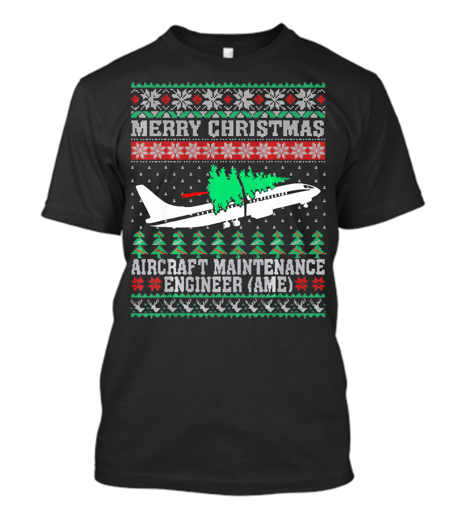 Merry Christmas Aircraft Maintenance Engineer (AME) T-Shirt