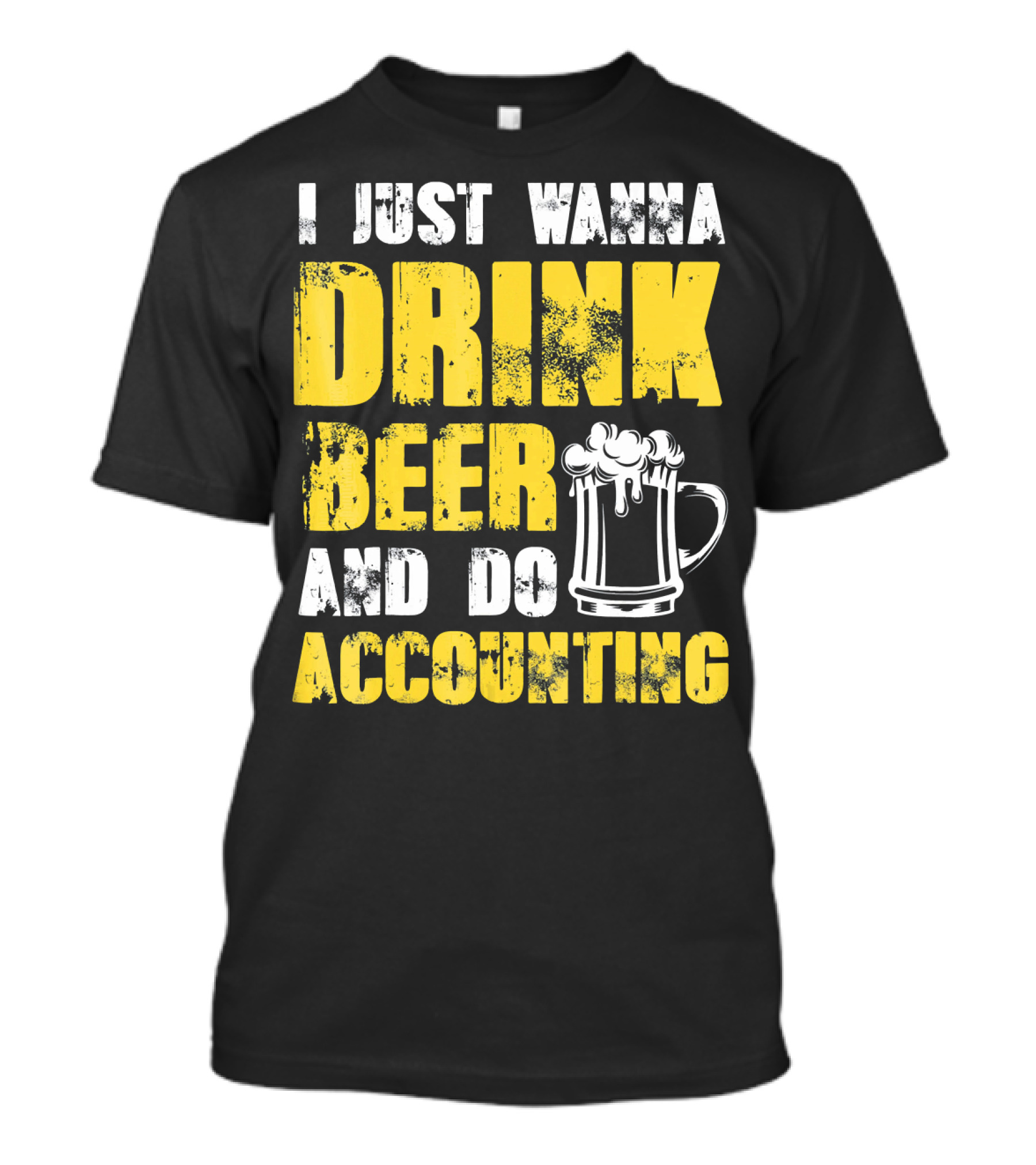 I Just Wanna Drink Beer And Do Accounting T-Shirt