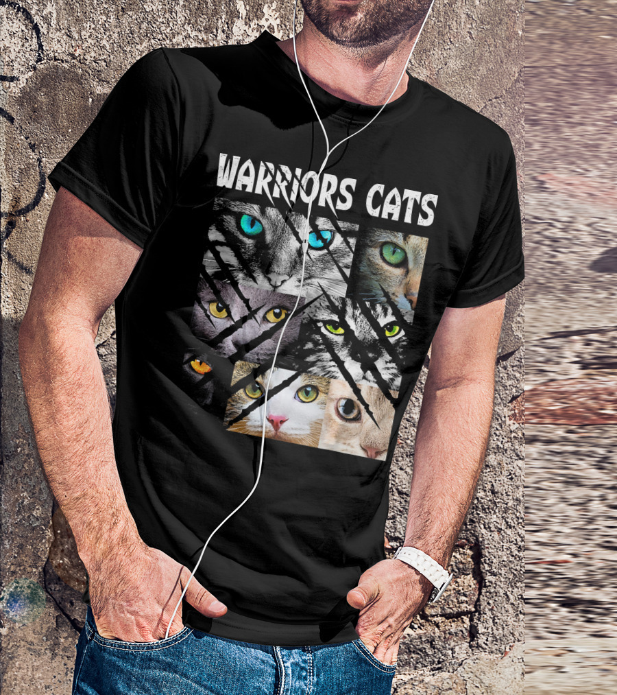 Warriors Cats Eye Montage For Cat Lovers T-Shirt
