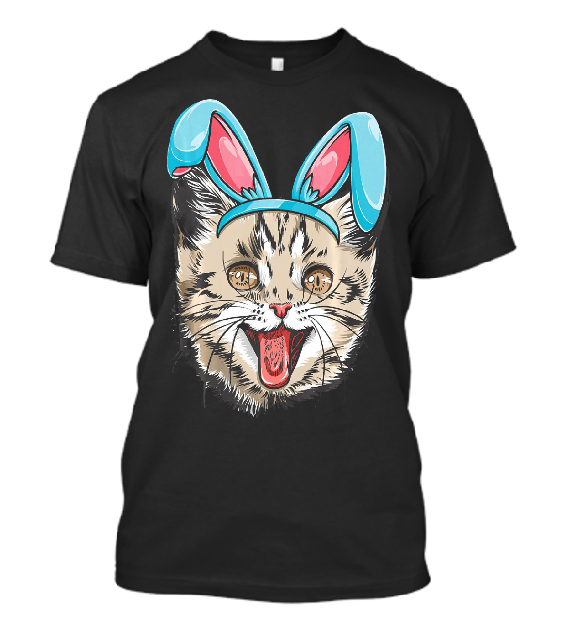 Easter Bunny Ears Cat Kitty Kitten T-Shirt