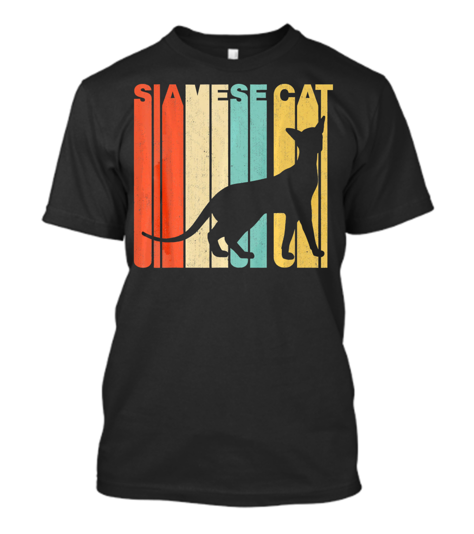 Retro Vintage Siamese Cat T-Shirt
