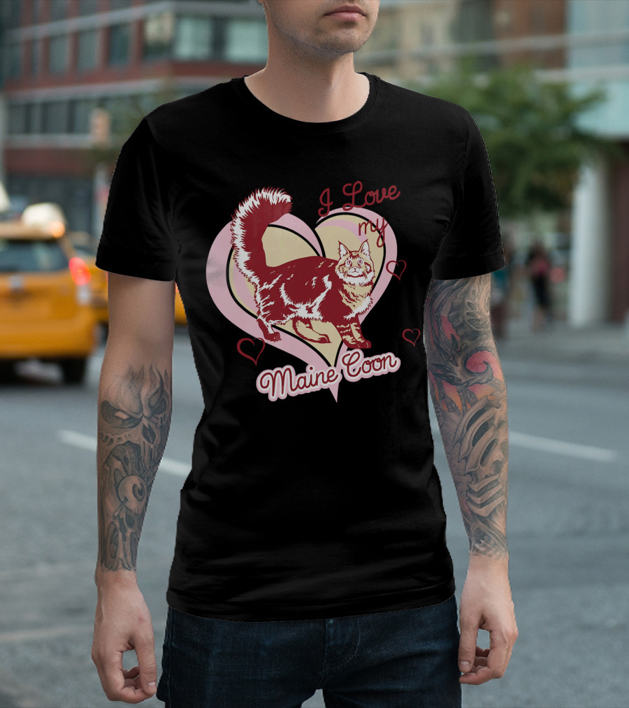 I Love My Maine Coon T-Shirt