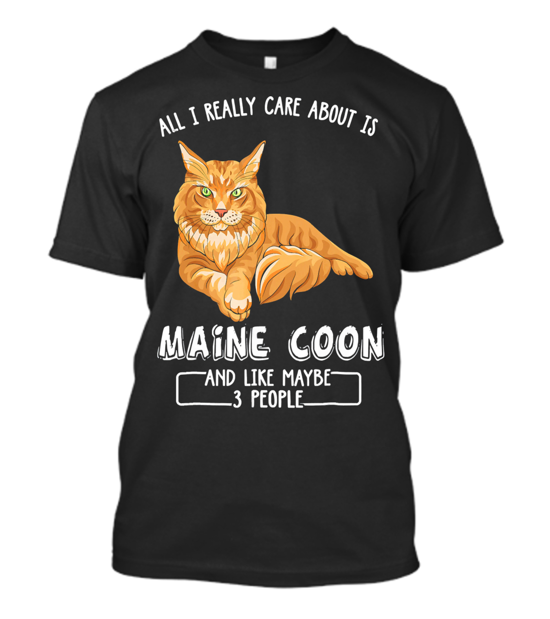 ALL I REALLY CARE ABOUT IS MAINE COON AND LIKE MAYBE 3 PEOPLE T-Shirt