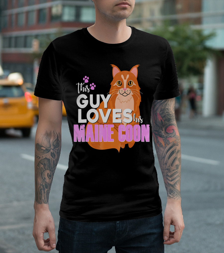 This Guy Loves His Maine Coon T-Shirt