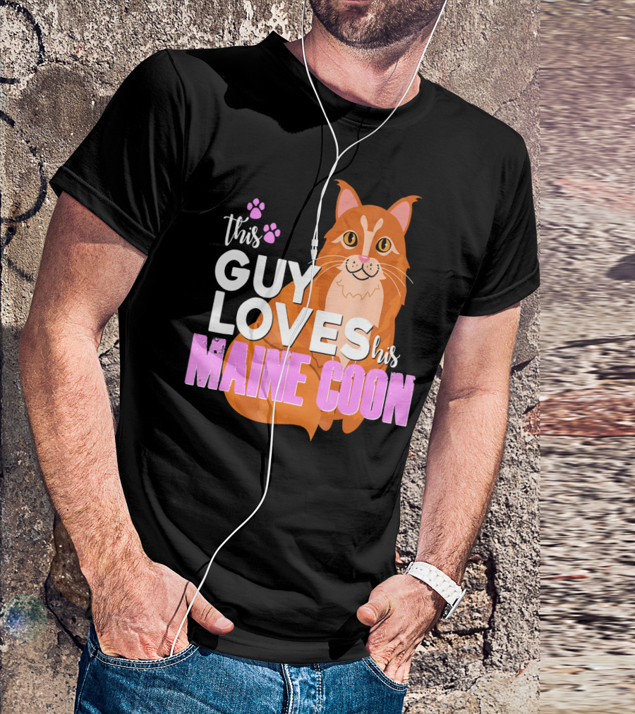 This Guy Loves His Maine Coon T-Shirt