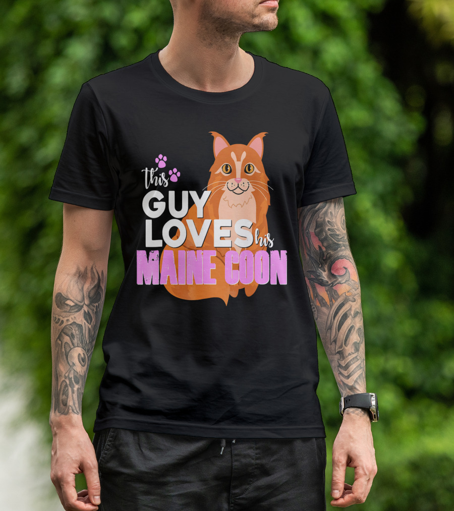This Guy Loves His Maine Coon T-Shirt