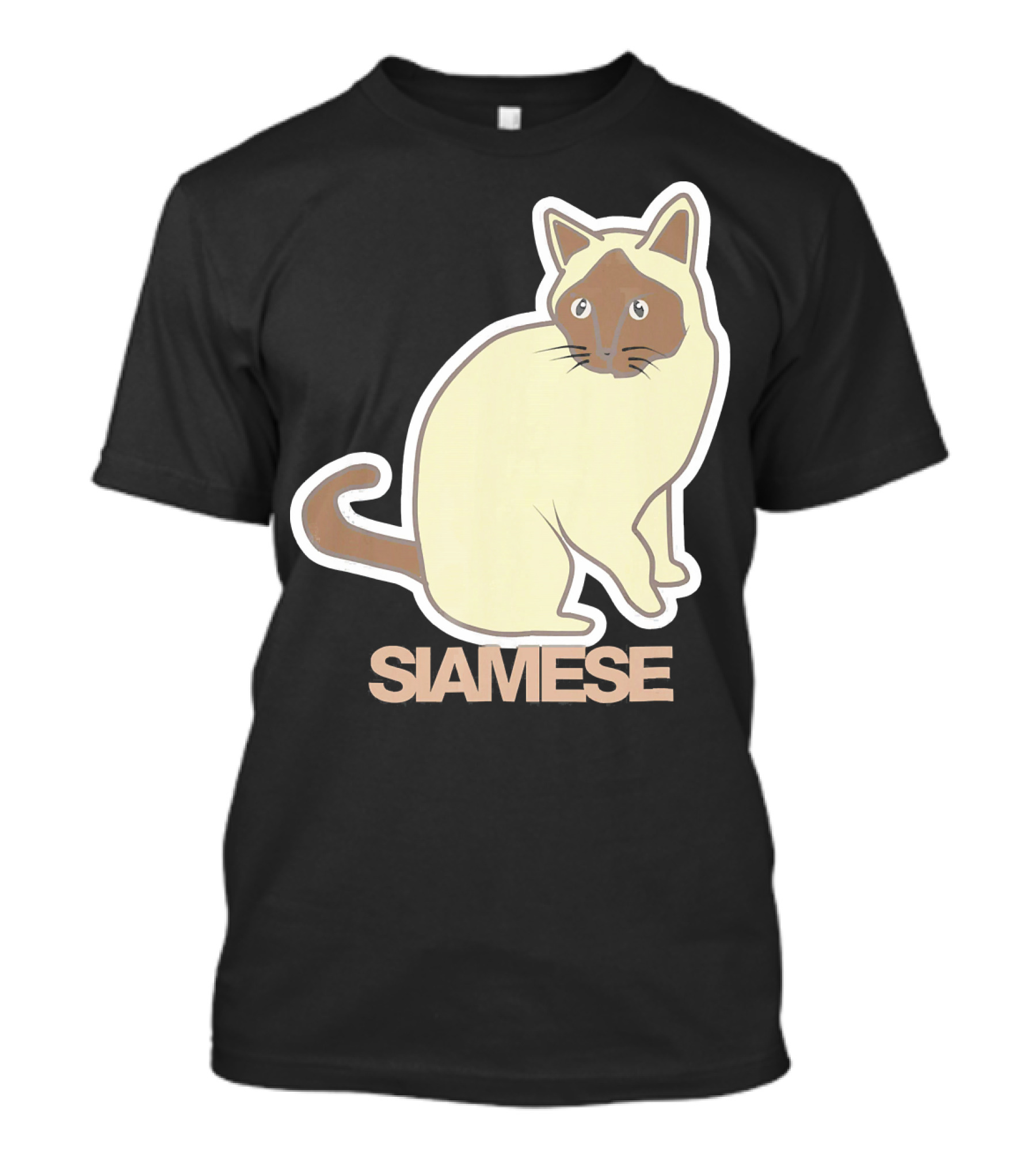 Siamese Cat WagApparel T-Shirt