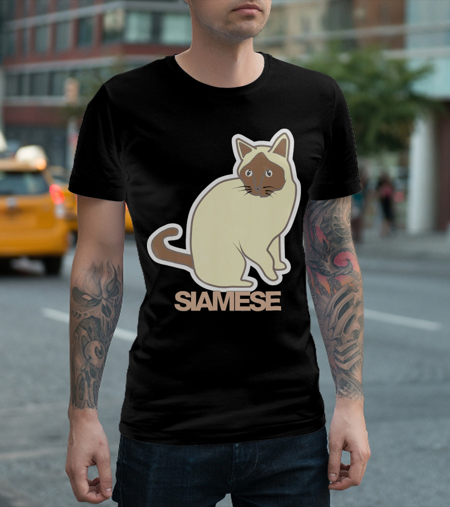 Siamese Cat WagApparel T-Shirt