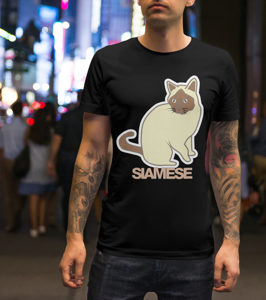 Siamese Cat WagApparel T-Shirt