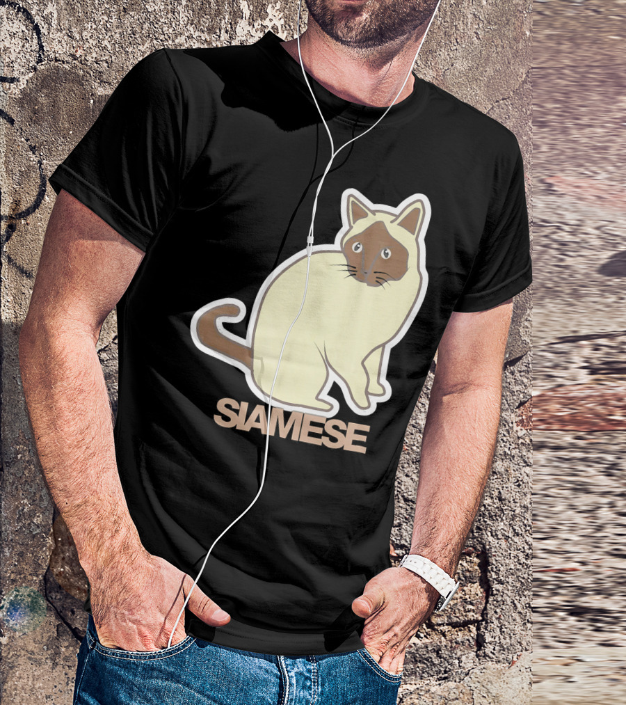Siamese Cat WagApparel T-Shirt