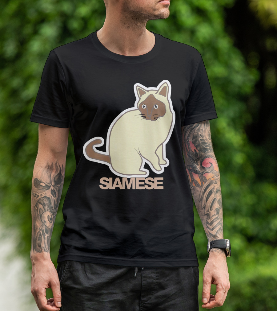 Siamese Cat WagApparel T-Shirt