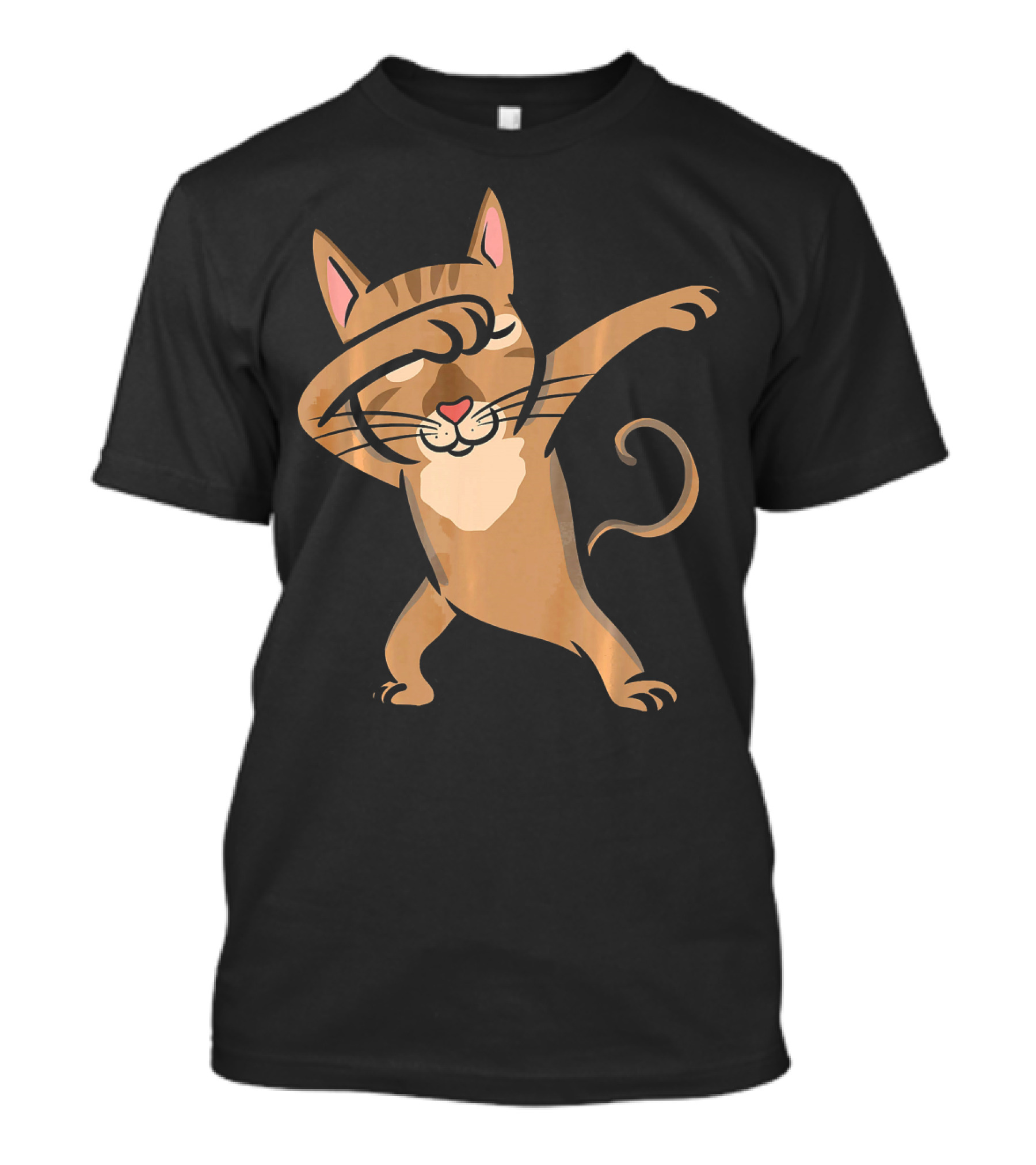Dabbing Abyssinian Cat Performing Dab Dance T-Shirt