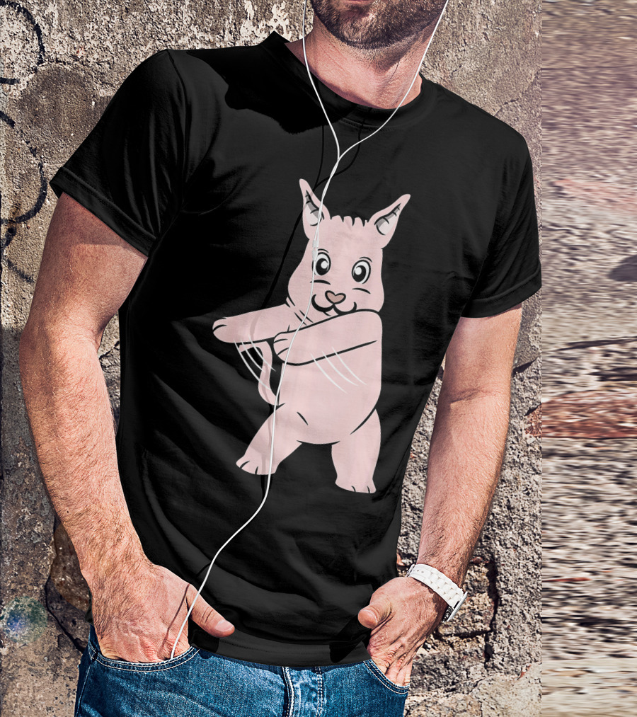 Sphynx Cat Flossing Like A Boss Dance Move T-Shirt