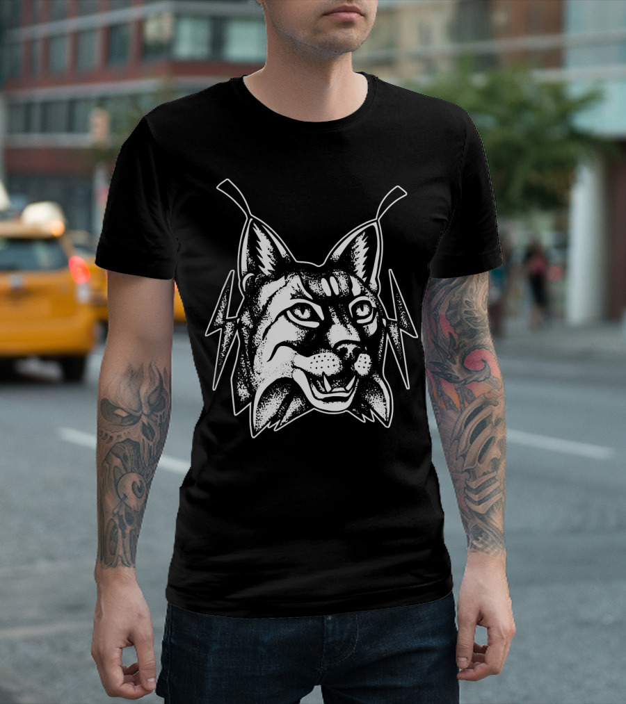 Lynx Lightning Spirit Animal T-Shirt