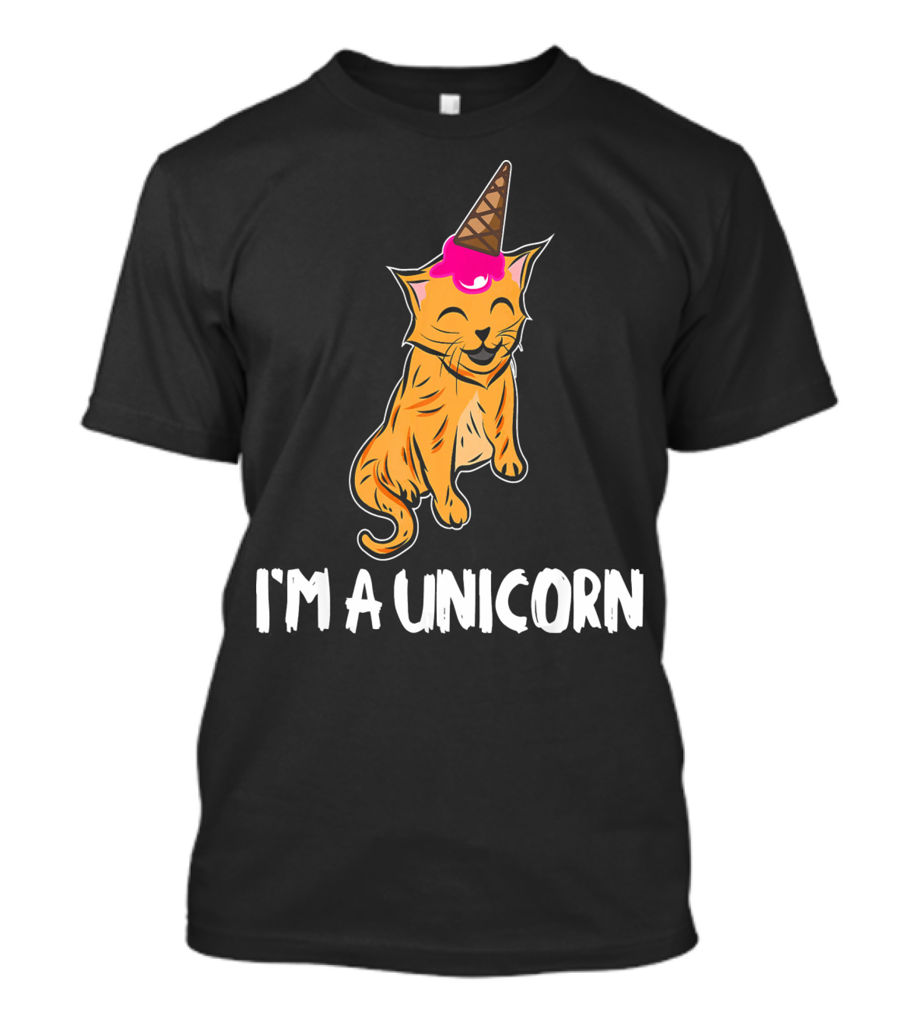 I'm A Unicorn Ice Cream Kitten T-Shirt