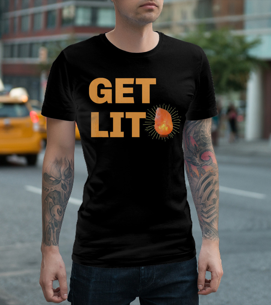 GET LIT Himalayan Salt Detox Healing Lamp T-Shirt