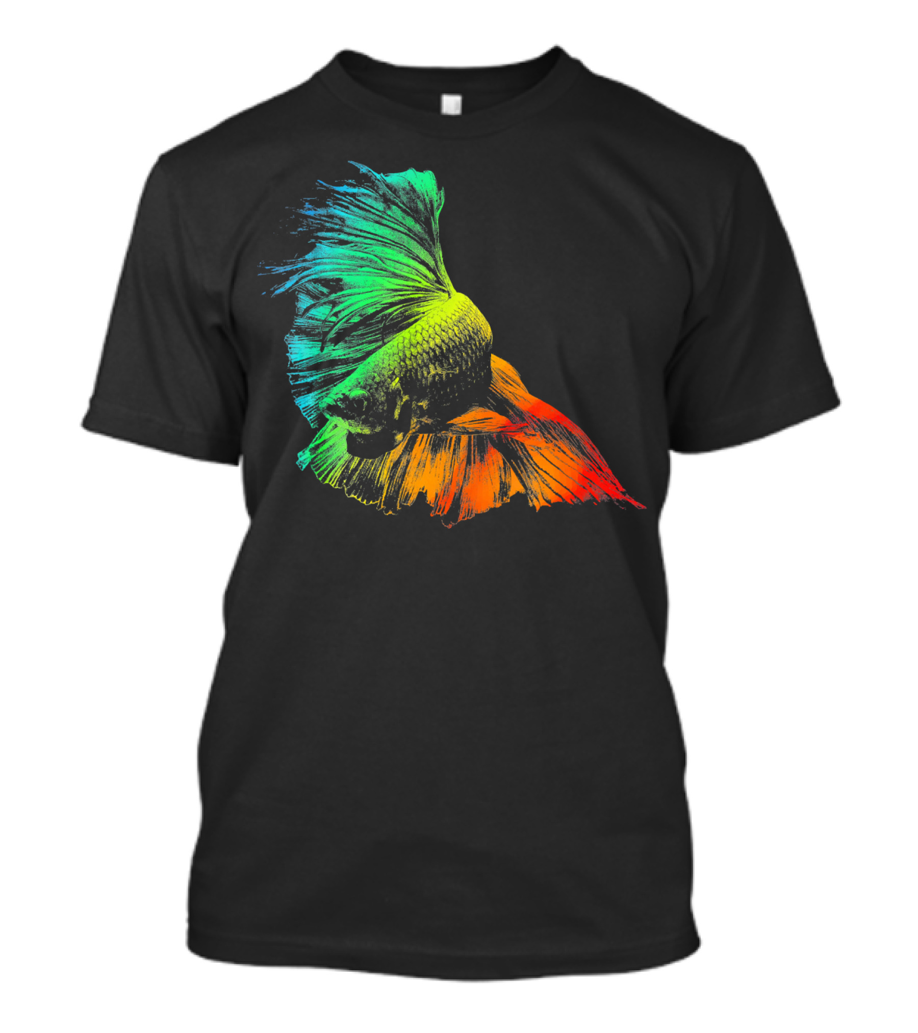 BETTA FISH VIBRANT COLORFUL RAINBOW T-Shirt
