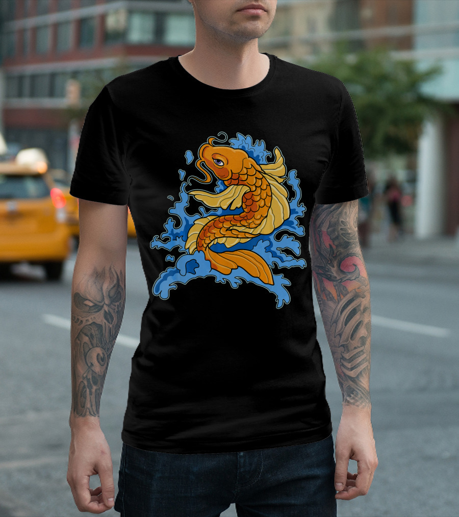 Nishikigoi Koi Carp Japanese Fish T-Shirt