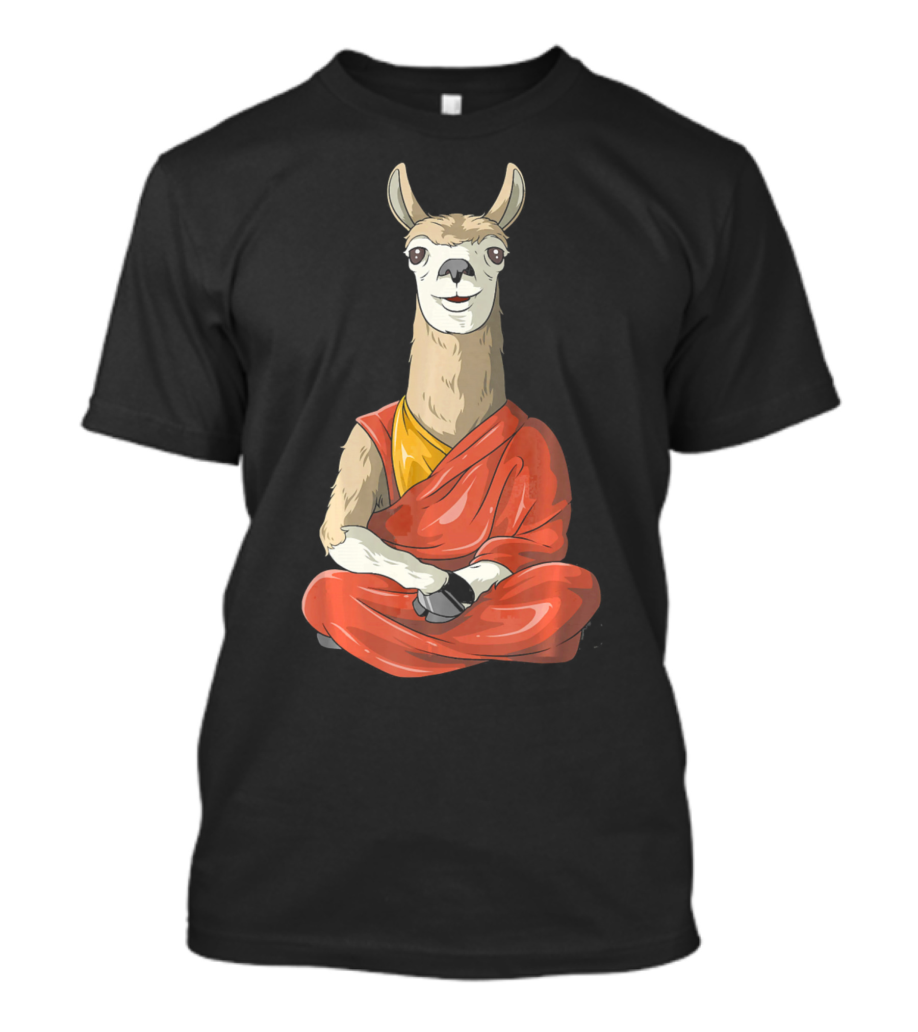 Dalai Llama Meditating Alpaca Buddhist Robes T-Shirt