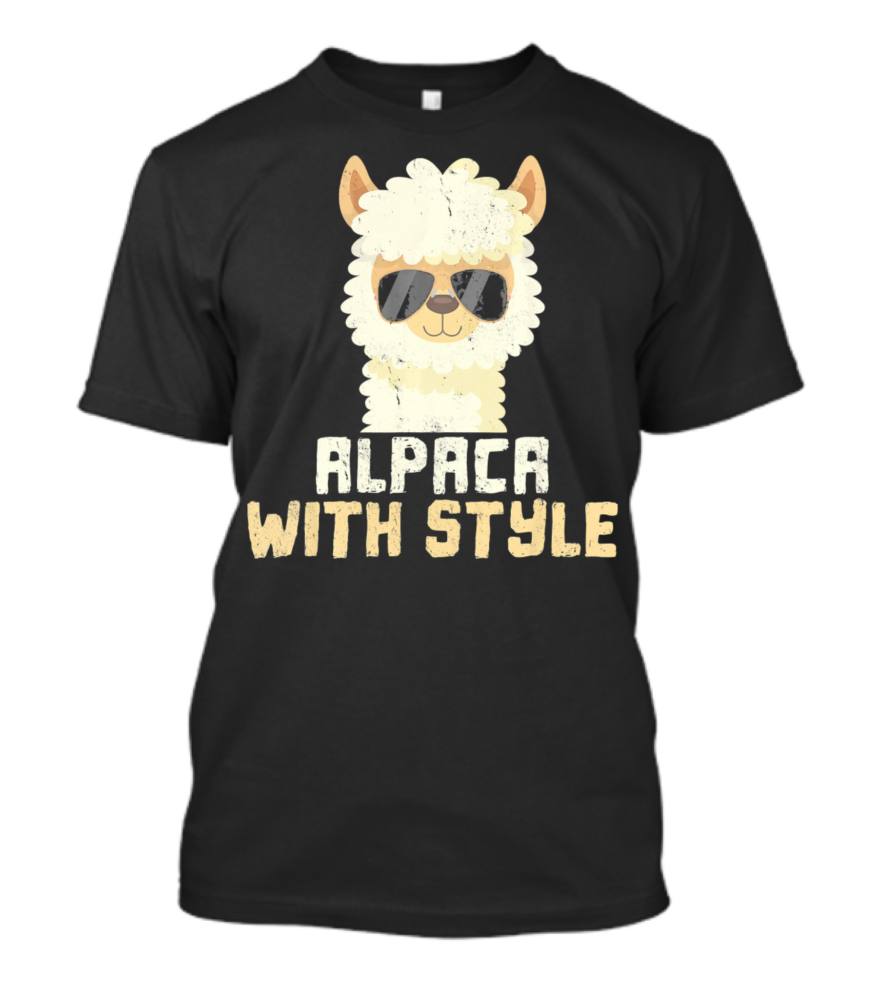 Alpaca With Style Cool Alpacas With Sunglasses T-Shirt