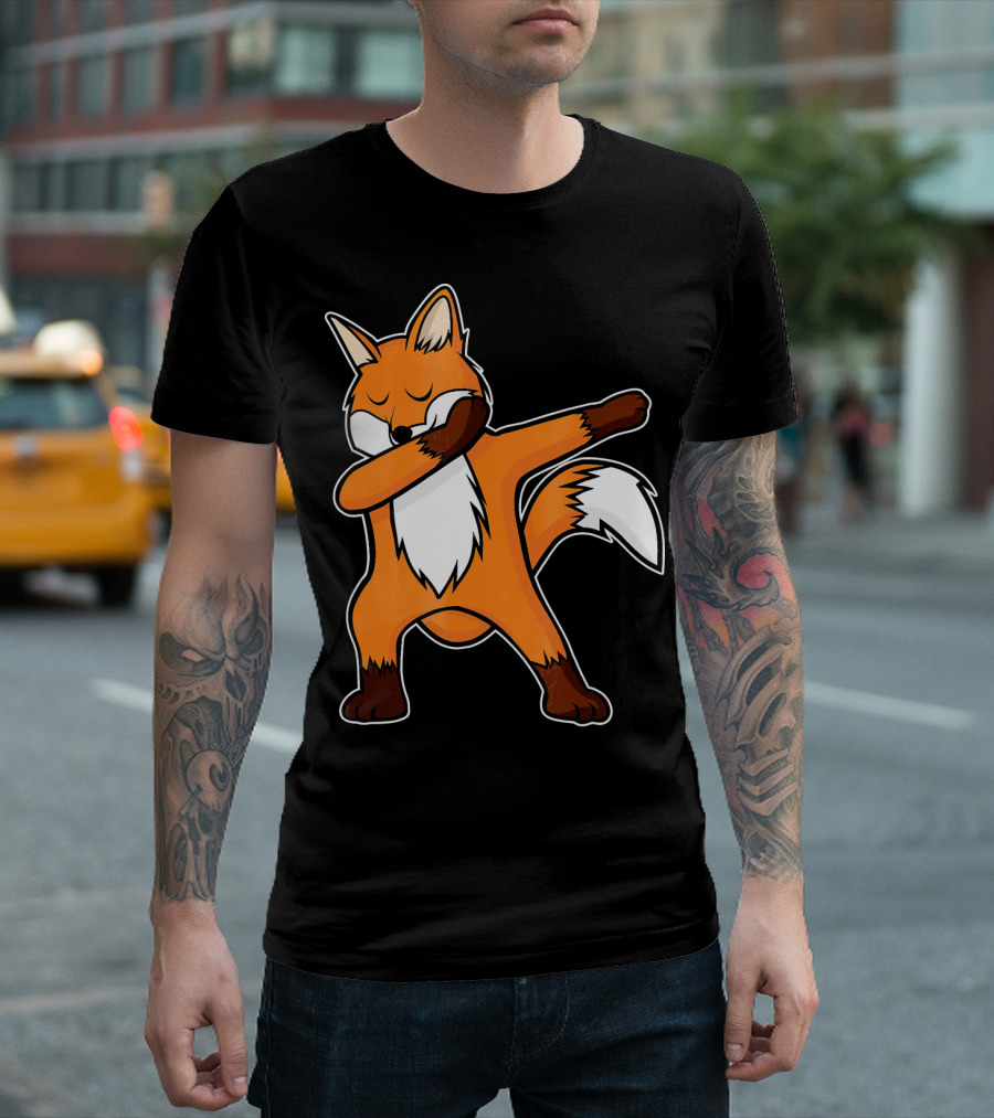 Funny Dab Dancing Fox T-Shirt