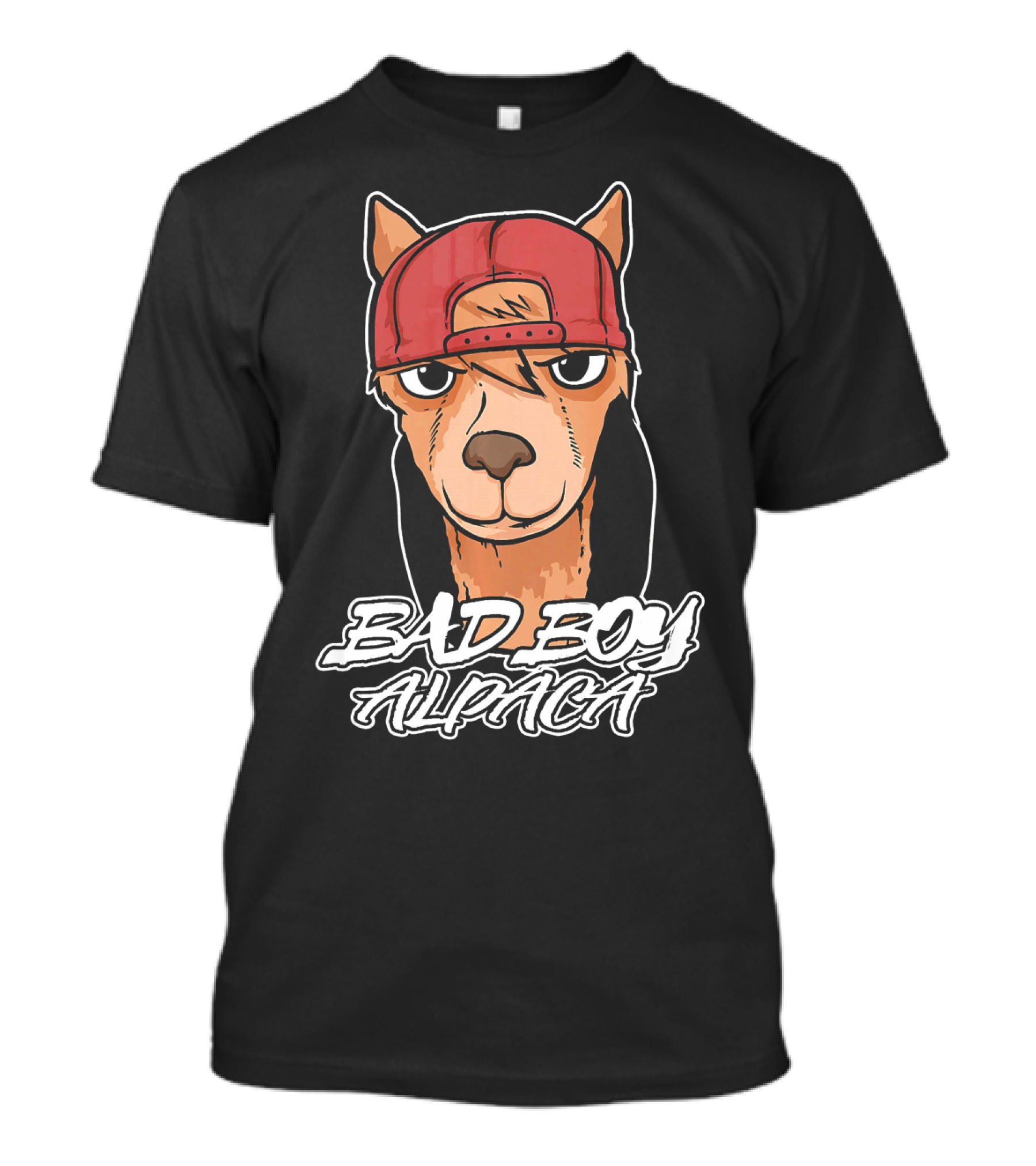 Bad Boy Alpaca For Llama And Alpaca Lovers T-Shirt