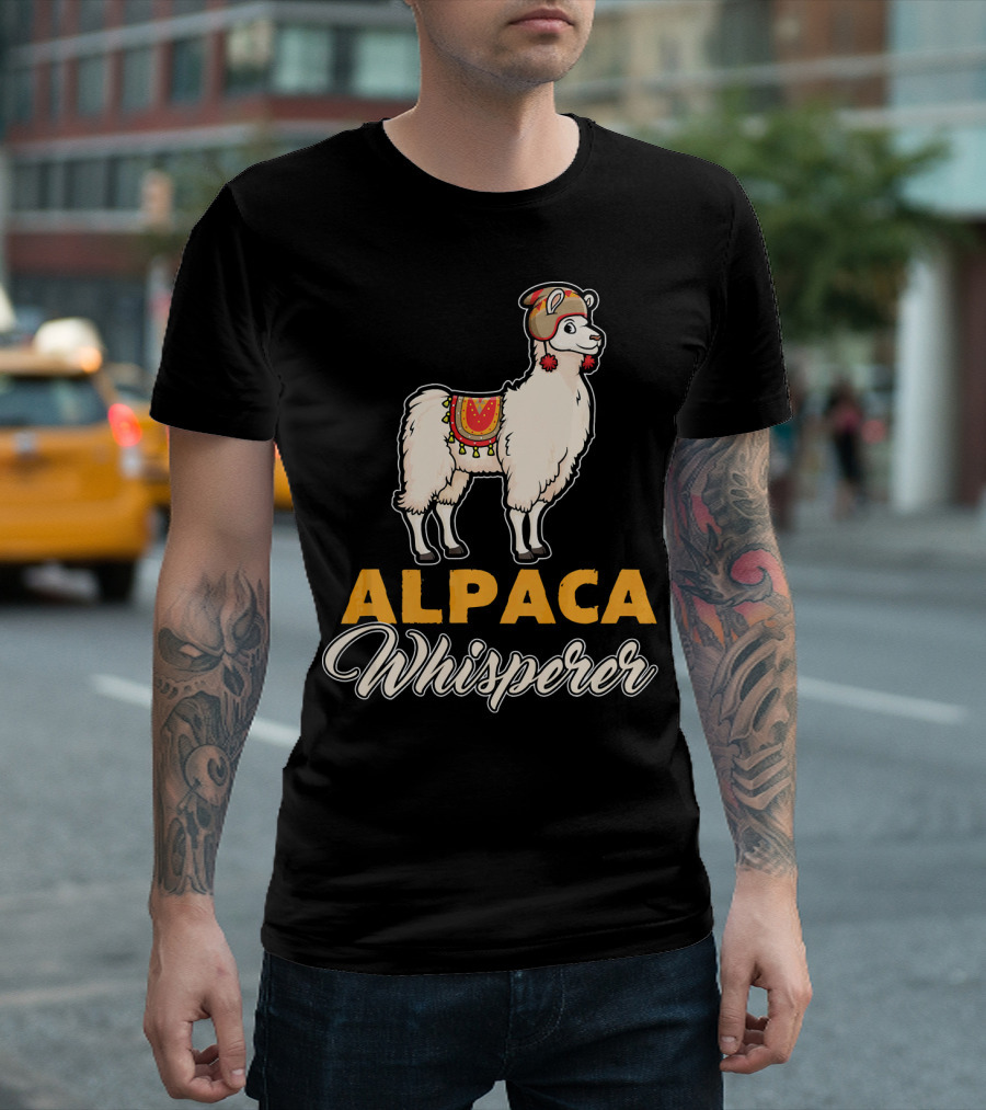 Alpaca Whisperer Lama Glama Charm T-Shirt