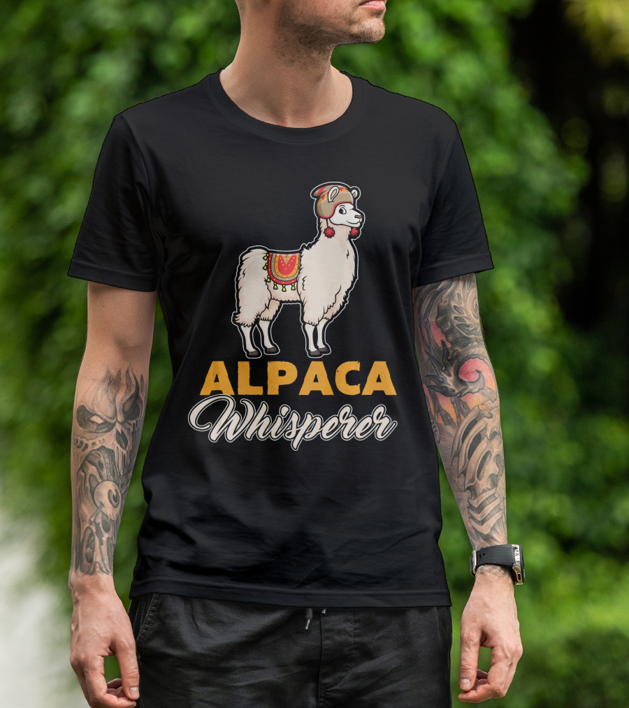 Alpaca Whisperer Lama Glama Charm T-Shirt