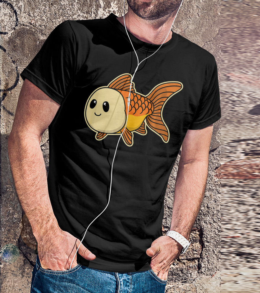 Adorable Baby Goldfish Cute And Cuddly Aquatic Creature T-Shirt