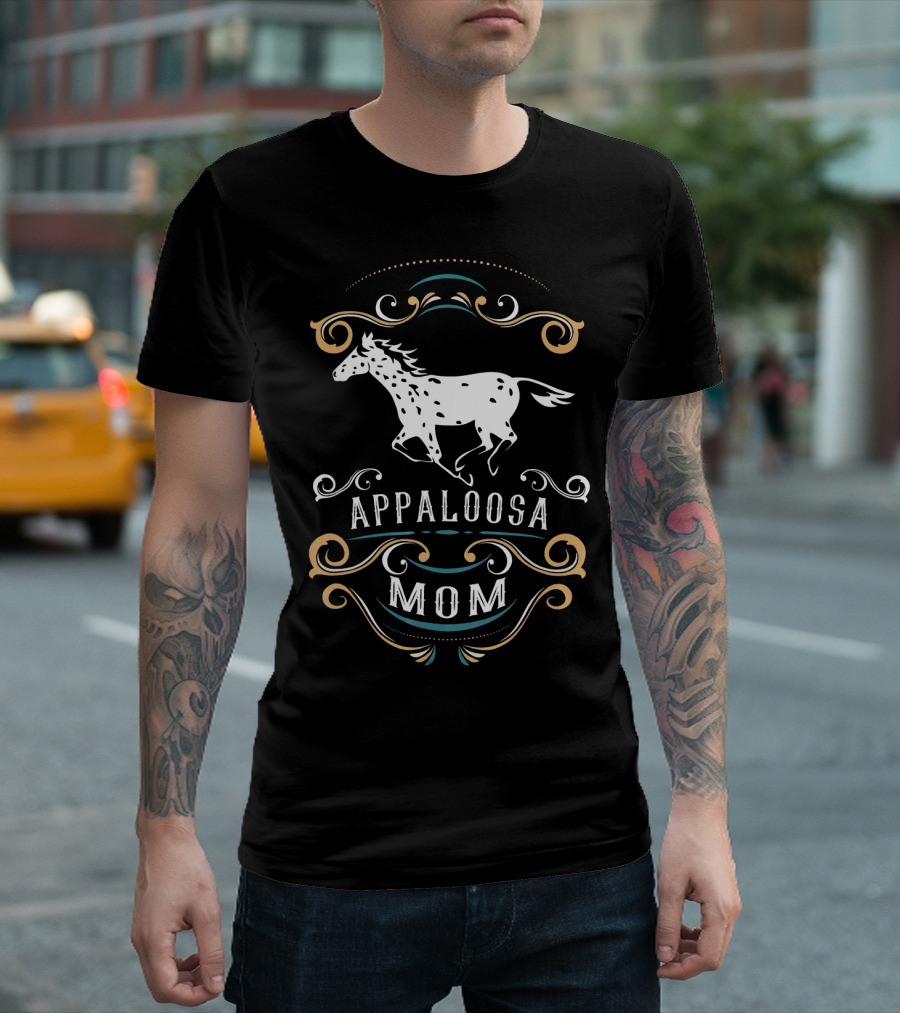 Appaloosa Mom NickerStickers Western Horse T-Shirt