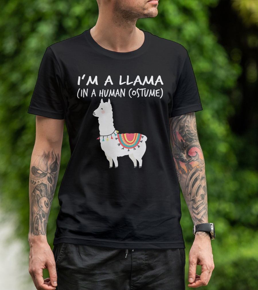I'm A Llama In A Human Costume T-Shirt