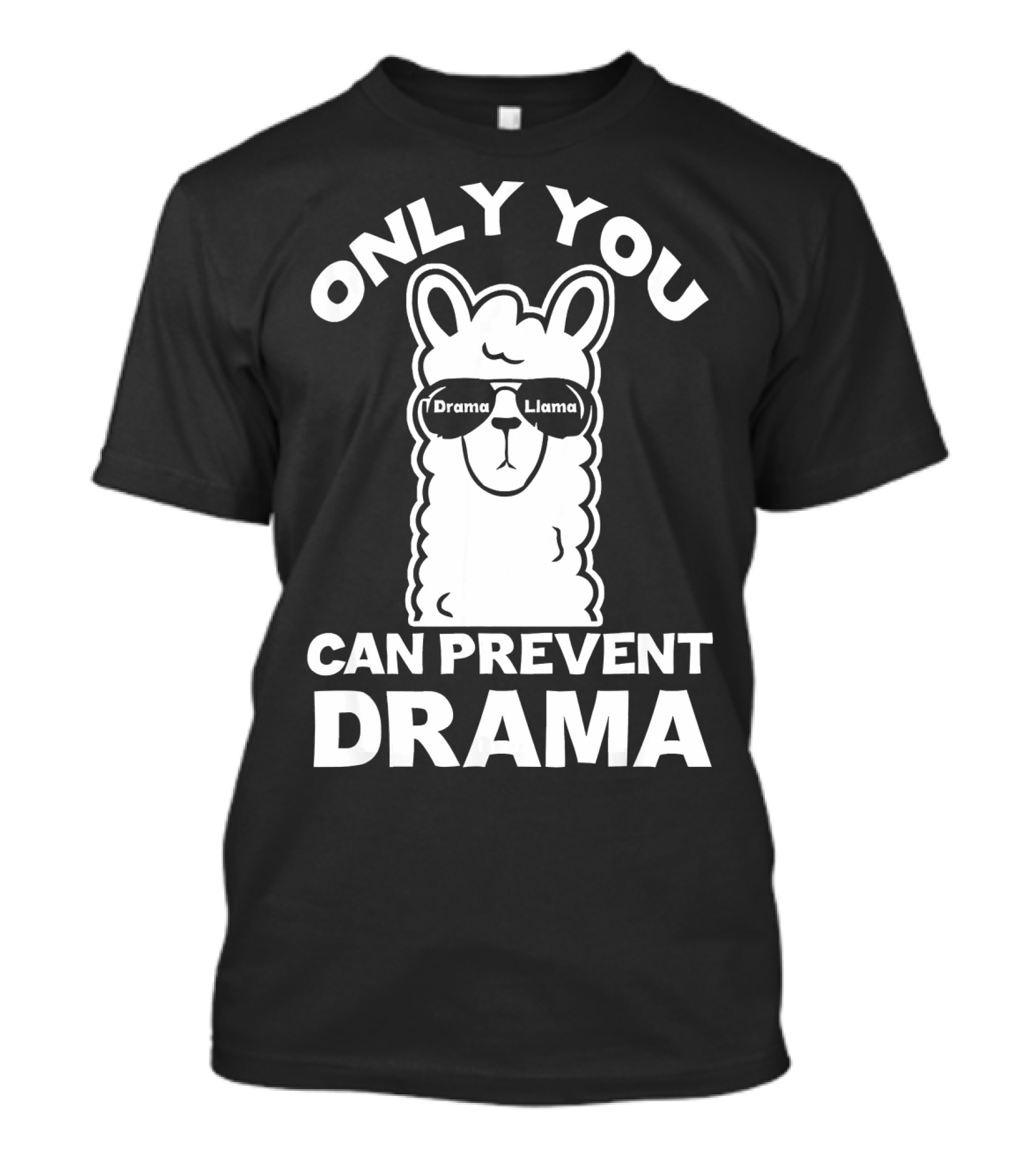 Only You Can Prevent Drama Drama Llama T-Shirt