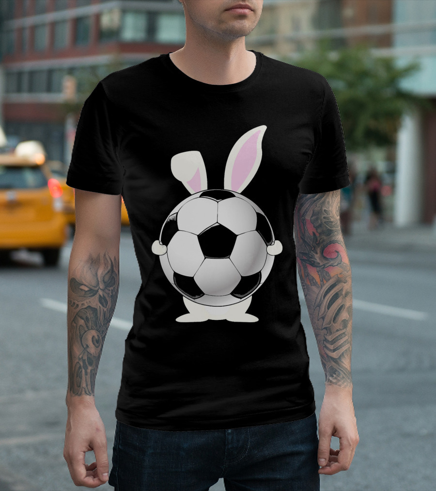 Bunny Easter Soccer Ball T-Shirt